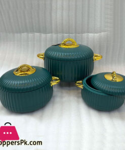 3pcs Pumpkin Shape Hotpots with Gold Touch