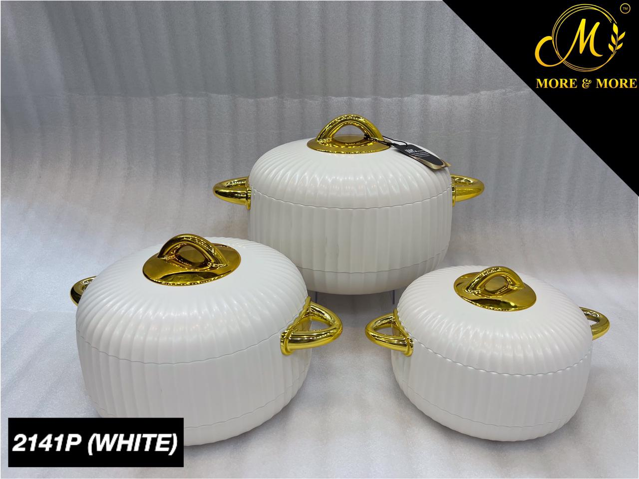 3Pcs Pumpkin Shape Hotpots With Gold Touch