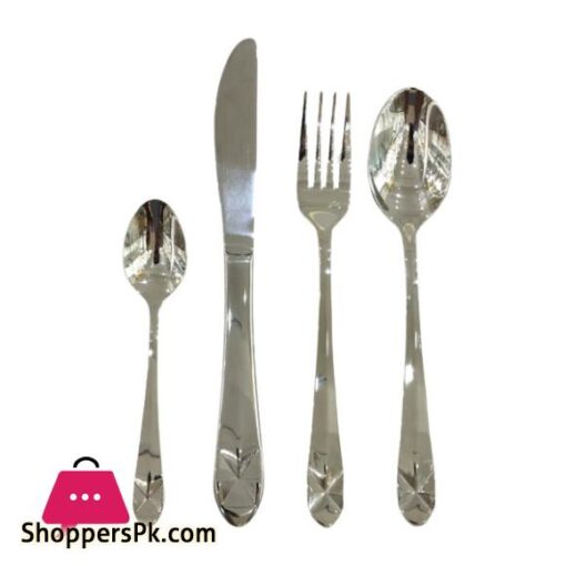 SS127 52 Piece Cutlery Set 12 Persons Serving Stainless Steel 1810 AlpenBerg