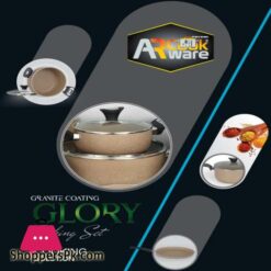 Ar Non Stick Gift Pack Cookware Set 19 Pcs