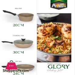 Ar Non Stick Gift Pack Cookware Set 19 Pcs