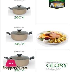Ar Non Stick Gift Pack Cookware Set 19 Pcs
