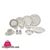 Rm269 Black Cut 47 Piece Dinner Set