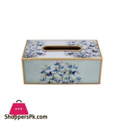 RY269 Blue Butterfly Tissuee Box