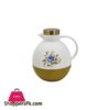 Mk195 Blue Rose Jug Round Thermos Flask