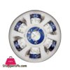 Mk242 Blue White Cup Saucer Set 6 Piece