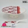 Mk58 Red Cake Dish With Lifter