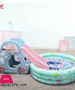 Baby Slide With Basketball Box Combination Children Indoor Home Kindergarten Baby Playground Children Kids Outdoor Indoor ToyToy Sports