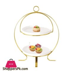 BR04034 2 TIER 1025 RD PLATES STAND 2c