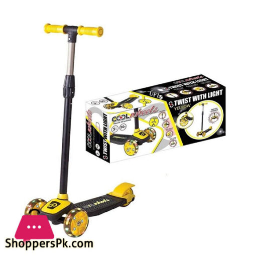 COOL WHEELS TWIST WITH LIGHT YELLOW SCOOTER – FR58925