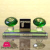 Crystal Kaaba Arab Handicrafts Table Decorations 13-Cm