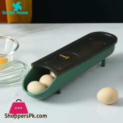 Green Home Egg Storage Container Food Grade Ergonomic Design Egg Storage Container