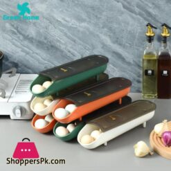 Green Home Egg Storage Container Food Grade Ergonomic Design Egg Storage Container