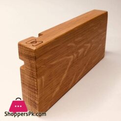 Wooden Oak Stand For Smartphones Handmade Wood Stand Natural Wood Holder Wooden Phone Holder Tablet Holder Stand Solid Oak Wood Handmade Tabletphone Stand Oak Modern Phone Holder