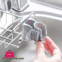 Kitchen Sink Hanging Faucet Shelf Drain Rack Sponge Dish Cloth Holder Storage Rack Organizer