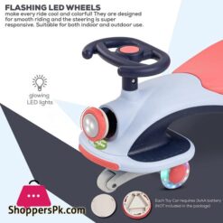 Magic Cars For Kids Baby Swing Car For Kids With Scratch Free Pu Led Wheels &Amp; Led Lights Ride On Toy Kids Car Push Ride On Magic Car For Kids 3 To 8 Years Boys Girls Qt-8066 11 Baybee Aero Magic Cars For Kids Baby Swing Car For Kids With Scratch Free Pu Led Wheels Led Lights Ride On Toy Kids Car Push Ride On Magic Car For Kids 3 To 8 Years Boys Girls Blue