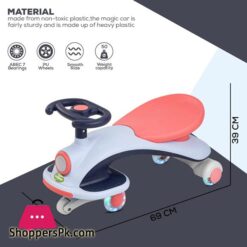 Magic Cars For Kids Baby Swing Car For Kids With Scratch Free Pu Led Wheels &Amp; Led Lights Ride On Toy Kids Car Push Ride On Magic Car For Kids 3 To 8 Years Boys Girls Qt-8066 12 Baybee Aero Magic Cars For Kids Baby Swing Car For Kids With Scratch Free Pu Led Wheels Led Lights Ride On Toy Kids Car Push Ride On Magic Car For Kids 3 To 8 Years Boys Girls Blue
