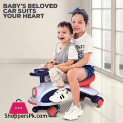 Magic Cars For Kids Baby Swing Car For Kids With Scratch Free Pu Led Wheels &Amp; Led Lights Ride On Toy Kids Car Push Ride On Magic Car For Kids 3 To 8 Years Boys Girls Qt-8066 14 Baybee Aero Magic Cars For Kids Baby Swing Car For Kids With Scratch Free Pu Led Wheels Led Lights Ride On Toy Kids Car Push Ride On Magic Car For Kids 3 To 8 Years Boys Girls Blue