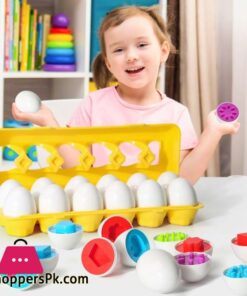 Matching Eggs Color Recognition Count 12 Pieces 11B