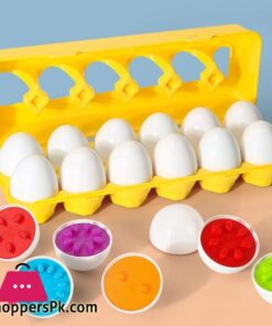 Matching Eggs Color Recognition Count 12 Pieces 11B