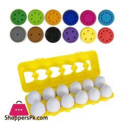 Matching Eggs Color Recognition Count 12 Pieces 11B