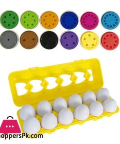 Matching Eggs Color Recognition Count 12 Pieces 11B