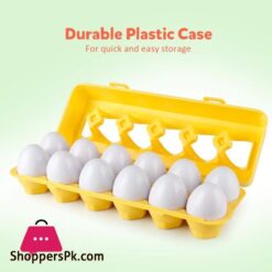 Matching Eggs Color Recognition Count 12 Pieces 11B