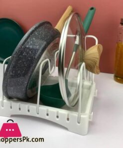 Multi Funtion Pot Pan Storage Rack 24 Tiers Pot Frying Pan Lid Storage Rack Organizer Kitchen Cookware Holder Pans Holder