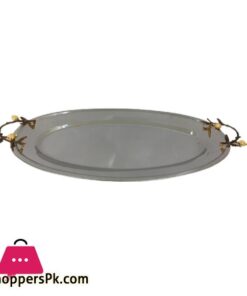 WB978 Oval Tray ORCHID 6c