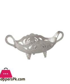 362 11 FOTED GONDOLA SERVING BOWL S SILVER