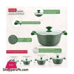 80963 Prestige Essentials 12Pc Green 2C