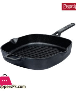Prestige Meyer Square Skillet Pan Cast Iron FRYPAN Fry Pan 25CM - MY48492