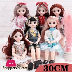 Super Cute 30Cm Barbie Doll Girl Princess Dress Up Toy Bjd Doll Ye Luoli Birthday Gift Anak Patung Barbie Doll Toys Girl 11 Super Cute 30Cm Barbie Doll Girl Princess Dress Up Toy Bjd Doll Ye Luoli Birthday Gift Anak Patung Barbie Doll Toys Girl