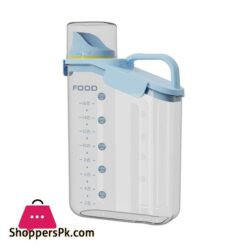 Transparent Portable Sealed Container Food Grade Acrylic Plastic Grain And Multigrain Insect Proof And Moisture Proof Storage Tank - 1800-Ml