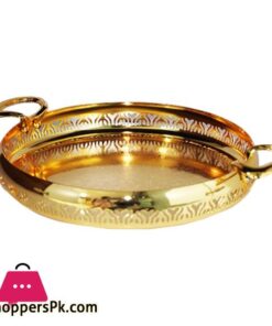 ZL2013659 Zolten Round Tray S Gold 6c