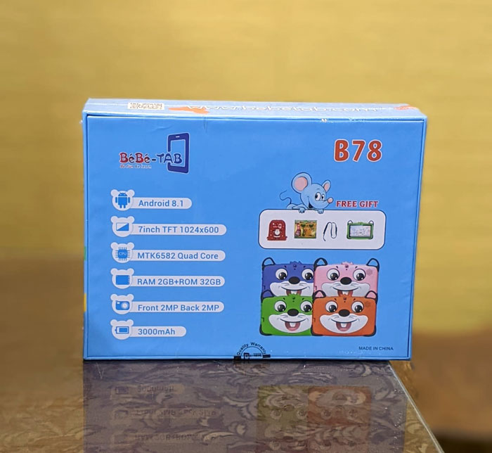 Bebe-Tab B78 Kids Learning Tablet 7 Inch 2Gb-32Gb