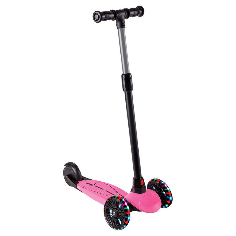 Cool Wheels Dragon 3 Wheel Kick Scooter With Light Pink - Fr59458