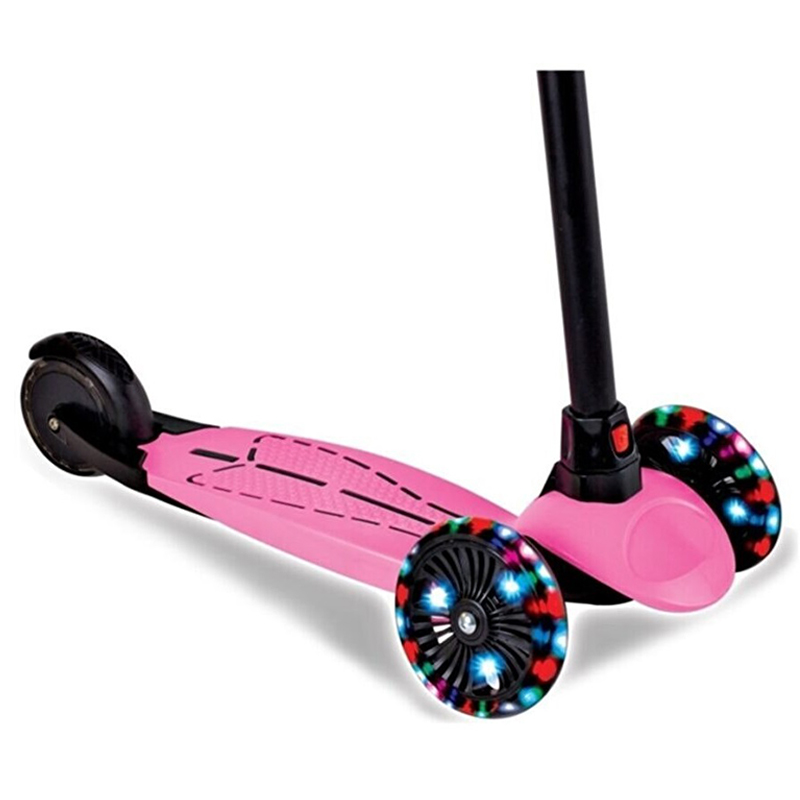 Cool Wheels Dragon 3 Wheel Kick Scooter With Light Pink - Fr59458