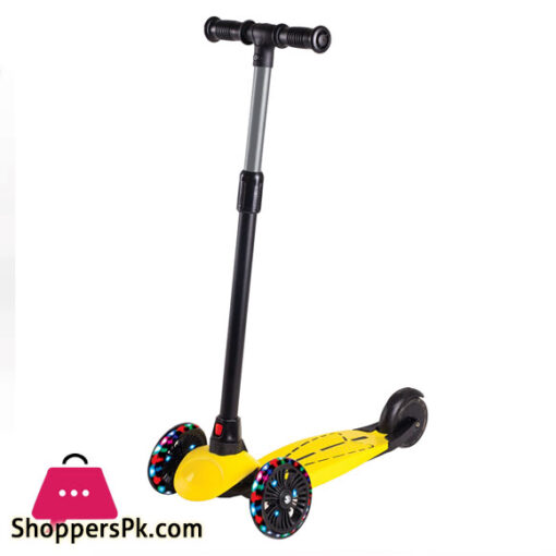 Cool wheels Dragon 3 Wheel Kick Scooter With Light - Yellow - FR59472