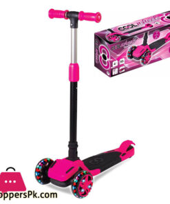 Cool Wheels Stuplar Light Wheel Foldable Scooter Pink - FR59342