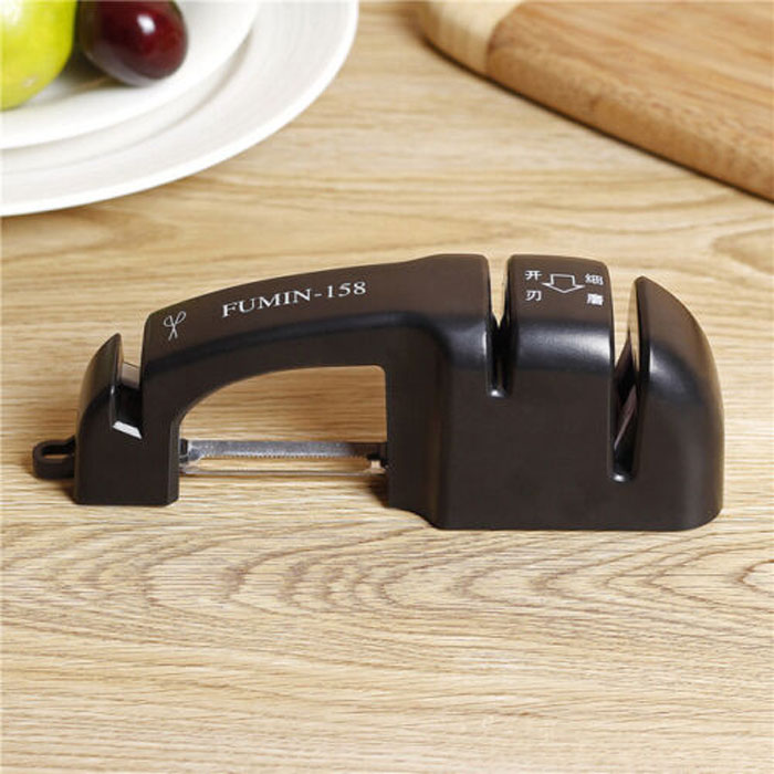 Fumin Global Black World'S Best Knife Sharpener Brand New Genuine Uk Stock