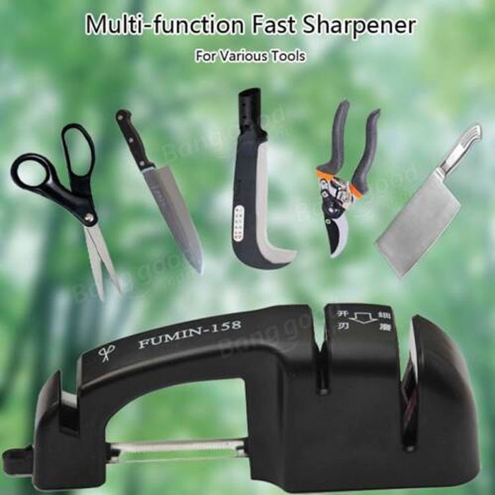 Fumin Global Black World'S Best Knife Sharpener Brand New Genuine Uk Stock