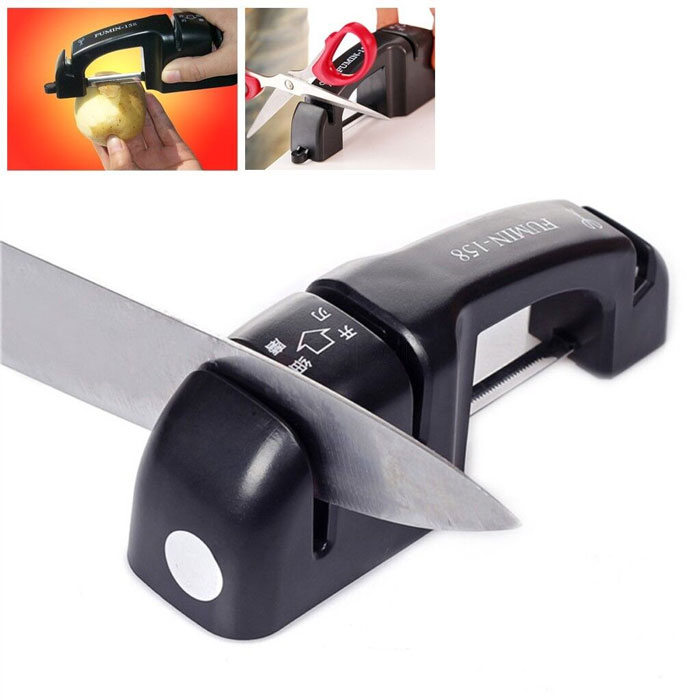 Fumin Global Black World'S Best Knife Sharpener Brand New Genuine Uk Stock