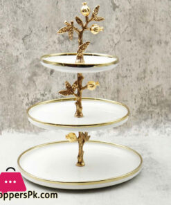 Orchid 3 Tier Cake and Cupcake Stand for Birthdays Wedding Party Dessert Holder Stand WB983