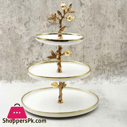 Orchid 3 Tier Cake and Cupcake Stand for Birthdays Wedding Party Dessert Holder Stand WB983