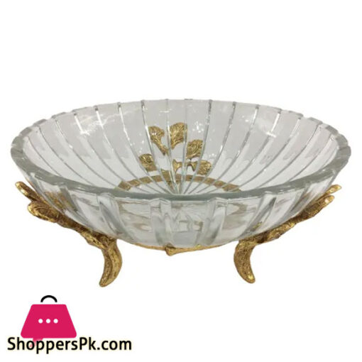Orchid Serving Bowl Large Gold - WB999