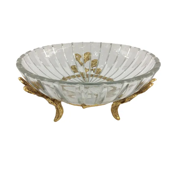 Orchid Serving Bowl Large Gold - Wb999