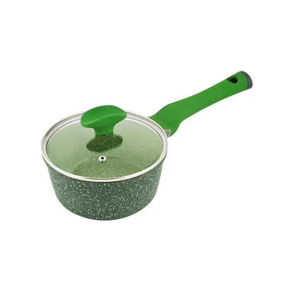 Prestige Essentials Granite Sauce Pan With Glass Lid 16Cm - 81106