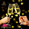 Wilmax Champagne Flute Glass 230Ml - Set Of 6 - Wl‑888027-6A