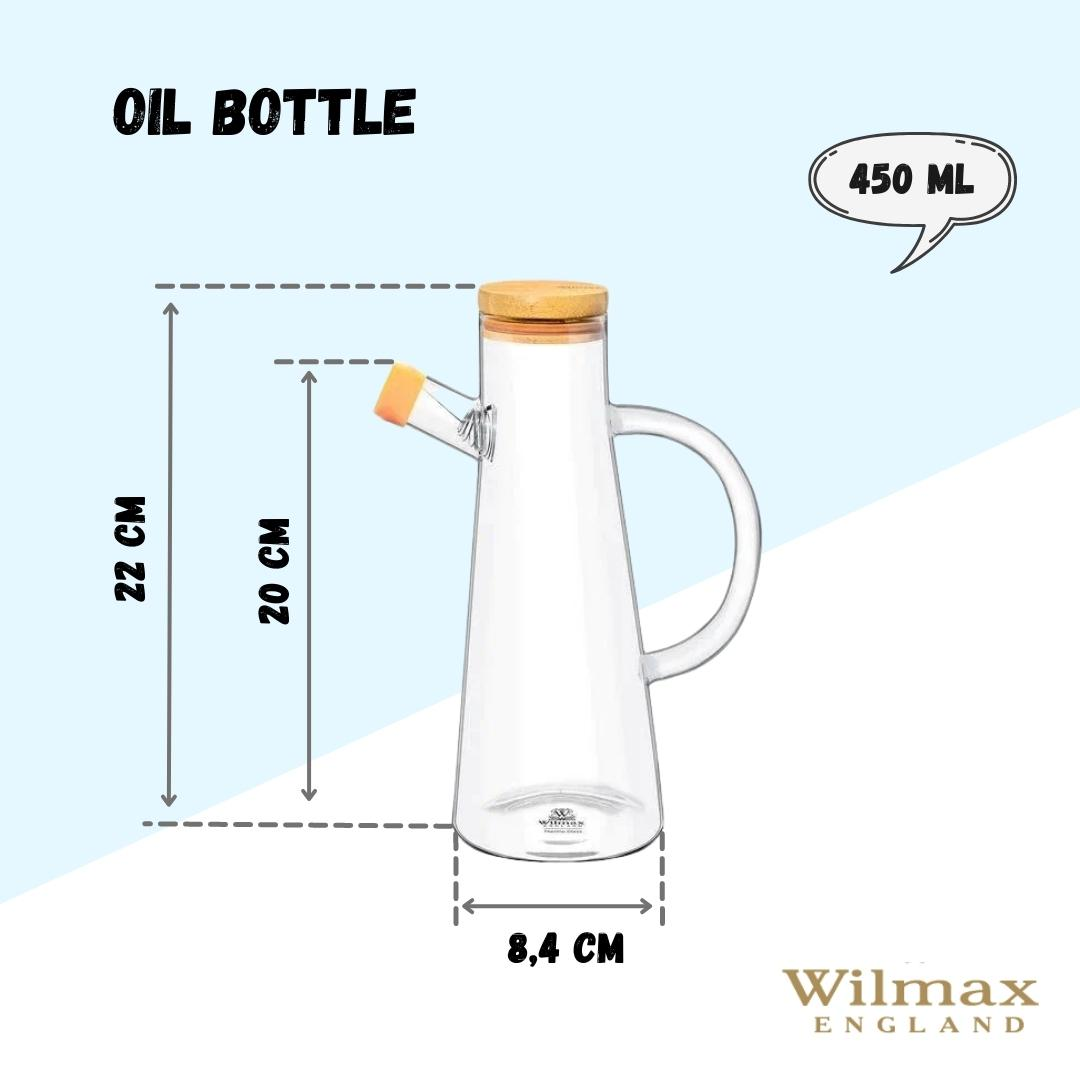 Wilmax Thermo Glass Oil Bottle 500ML - WL‑888964-A